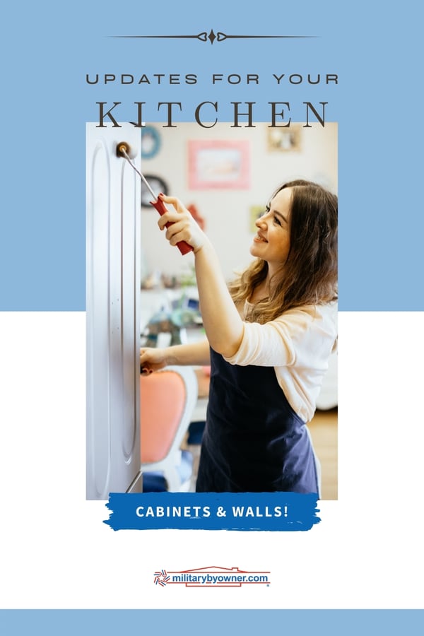 Kitchen Home Improvements Paint Your Cabinet and Walls for an Instant Update