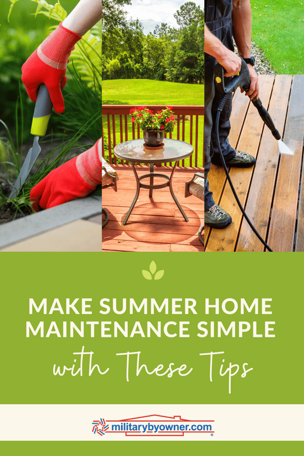Make Summer Home Maintenance Easy