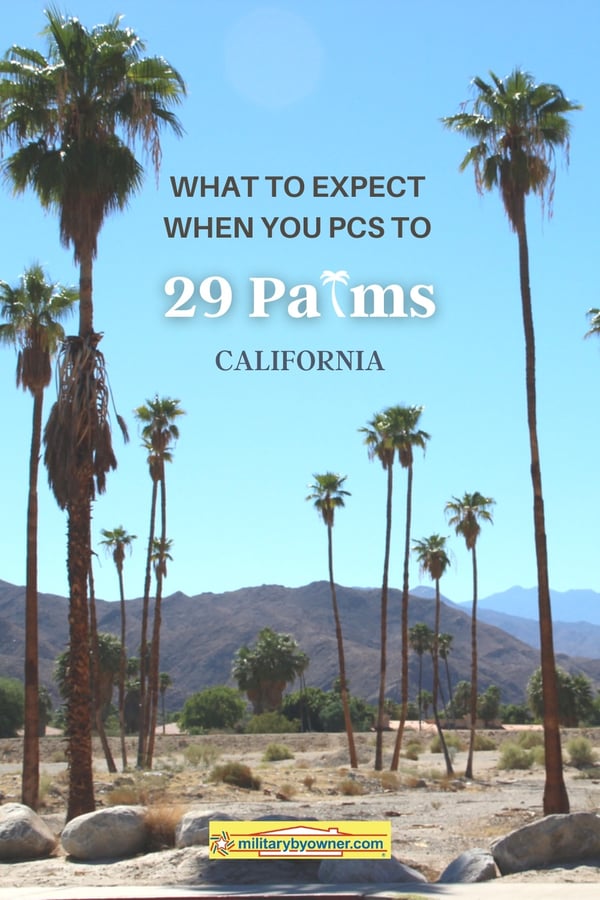 PCS to 29 Palms Pinterest