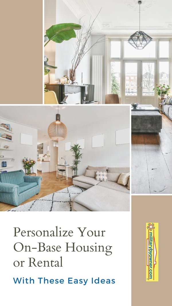 Personalize Your On-Base Housing or Rental (Pinterest Pin (1080 x 1920))