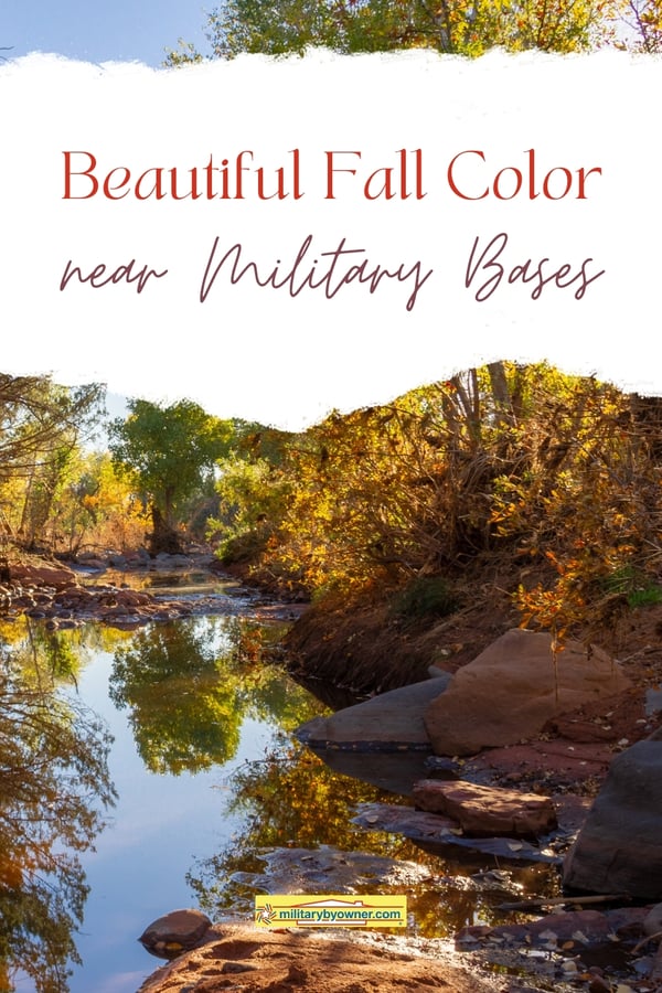 Beautiful Fall Color Near Military Bases