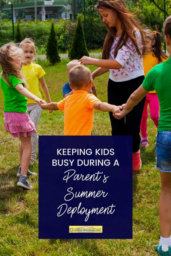 Ideas to Keep Kids Busy During the Long Days of a Summer Deployment