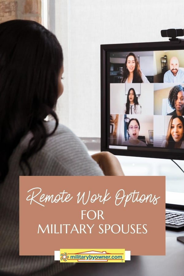 Remote work options for military spouses