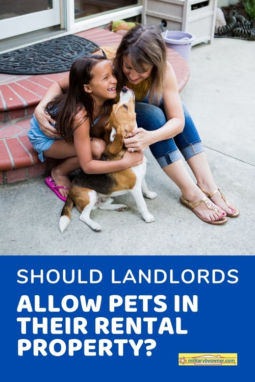 Should Landlords allow pets in their rental property?