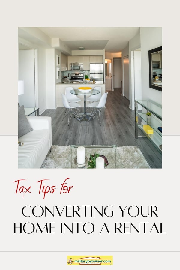 Tax Tips for Converting Your Home into a Rental