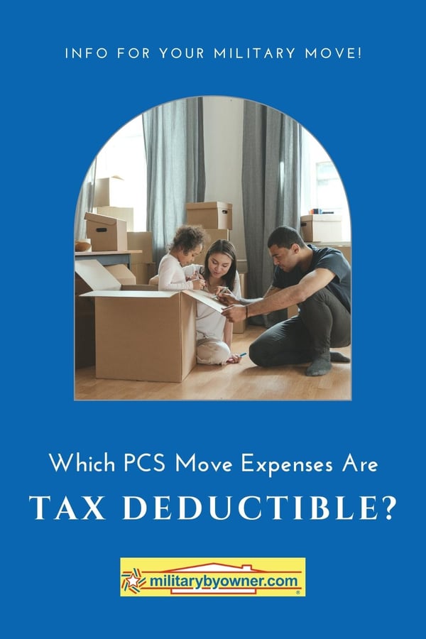 Which PCS move expenses are tax deductible