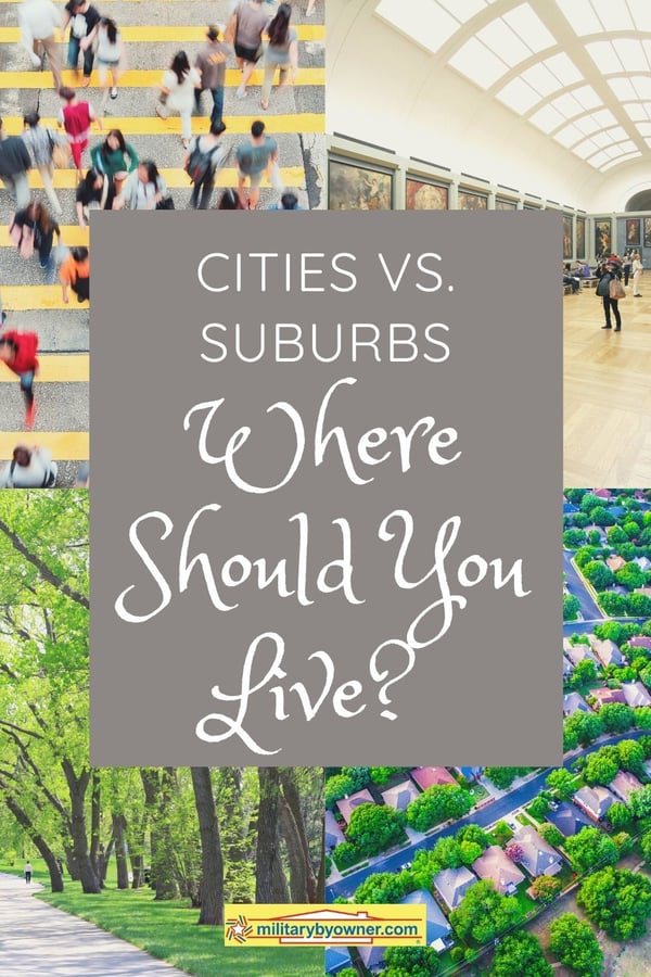 cities vs. suburbs