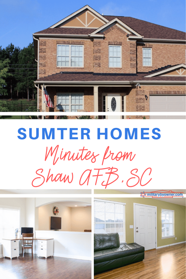 Sumter Homes For Sale or Rent Near Shaw AFB