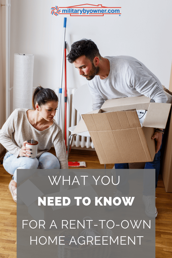 What You Need to Know for a Rent to Own Home Agreement