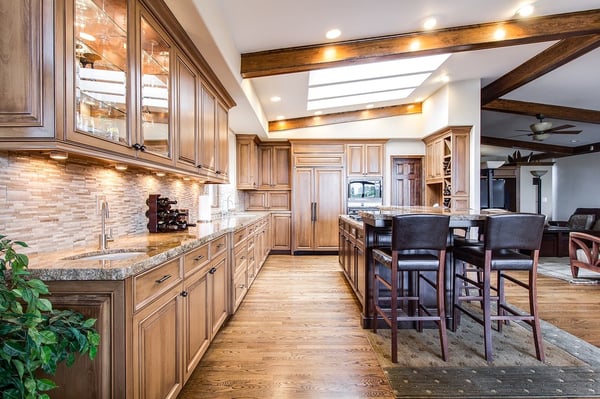 Don't go overboard with a kitchen remodel when home selling. 
