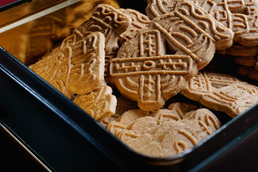 Traditional Speculoos Cookies.