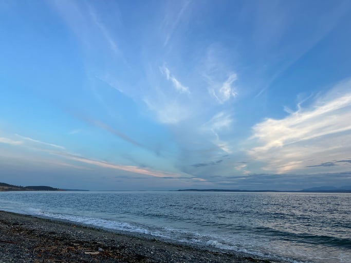 Ebey’s Landing on Southwestern Whidbey Island in the Pacific Northwest. Taken at around sunset