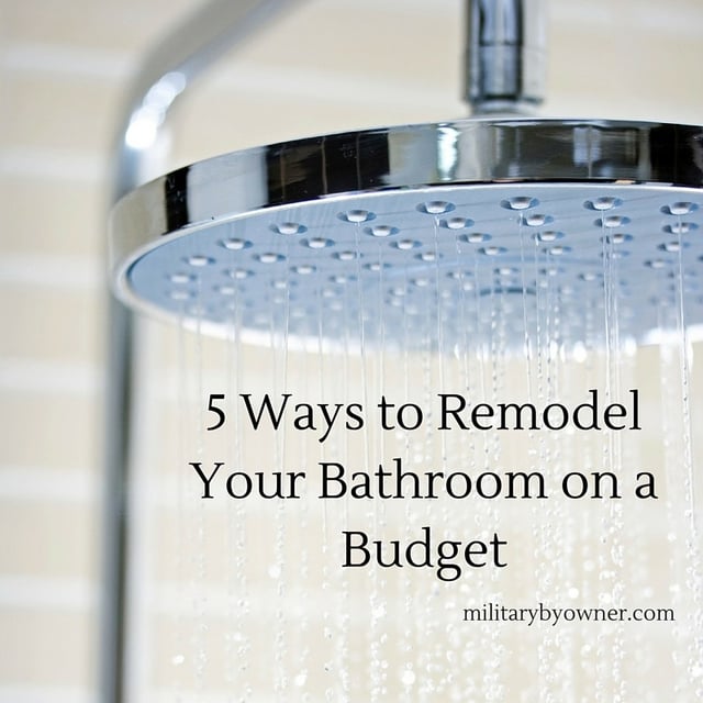 5 Ways to Remodel Your Bathroom on a Budget