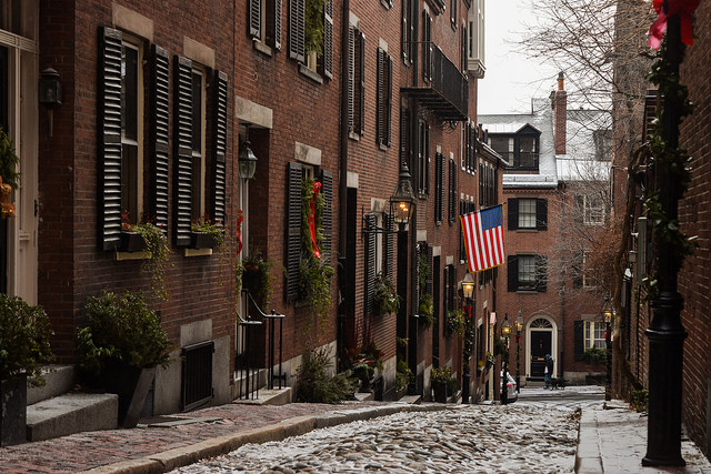 Acorn Street, Boston MA