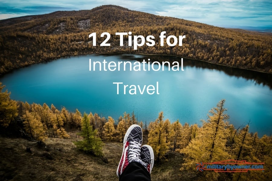 12 Tips for International Travel [Infographic]